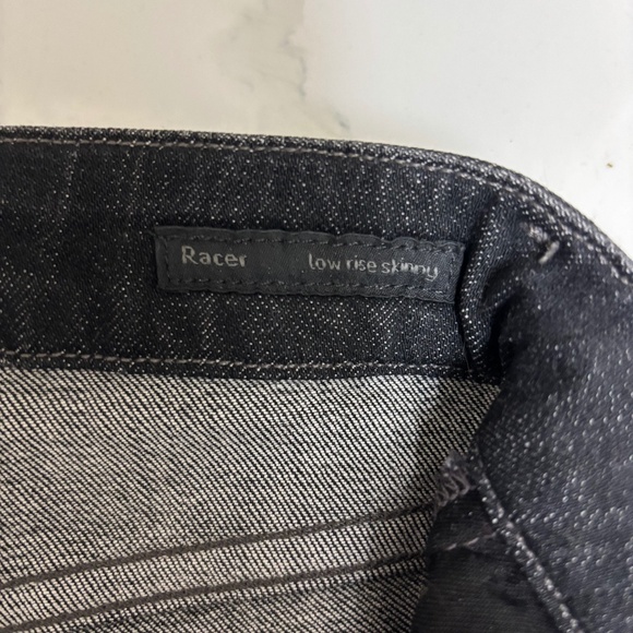 Womens Citizens of Humanity black/gray racer low rise skinny stretch jeans 25 - Picture 5 of 5
